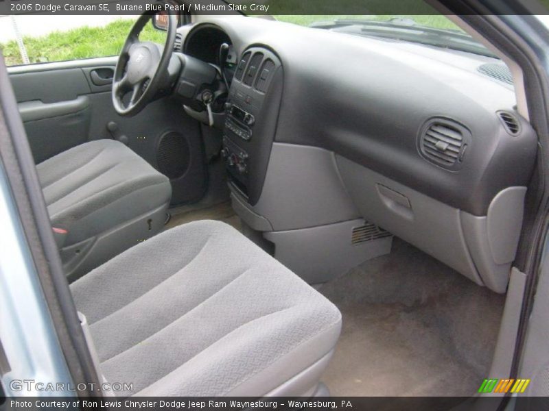 Butane Blue Pearl / Medium Slate Gray 2006 Dodge Caravan SE