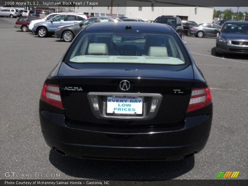 Nighthawk Black Pearl / Taupe 2008 Acura TL 3.2
