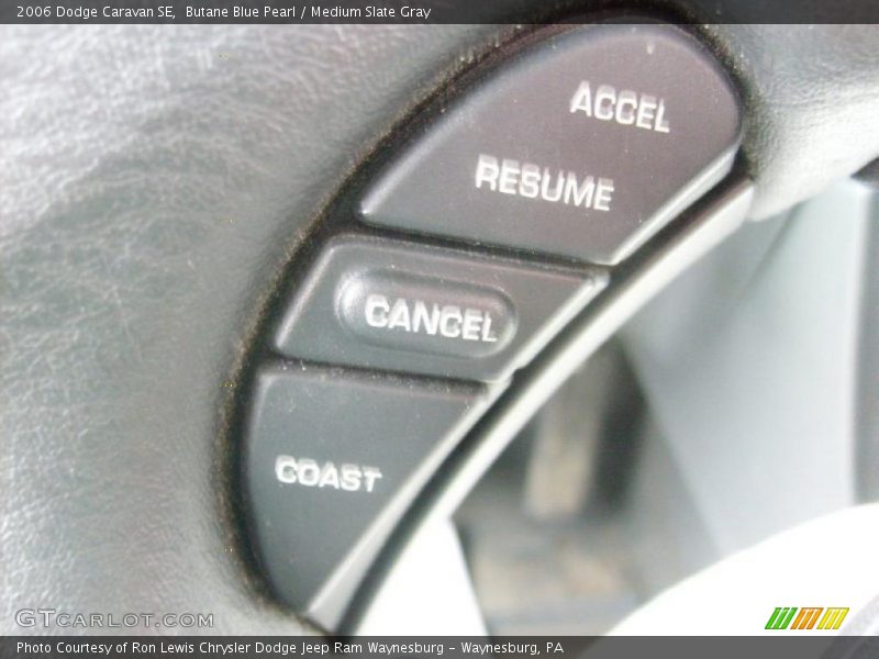 Butane Blue Pearl / Medium Slate Gray 2006 Dodge Caravan SE