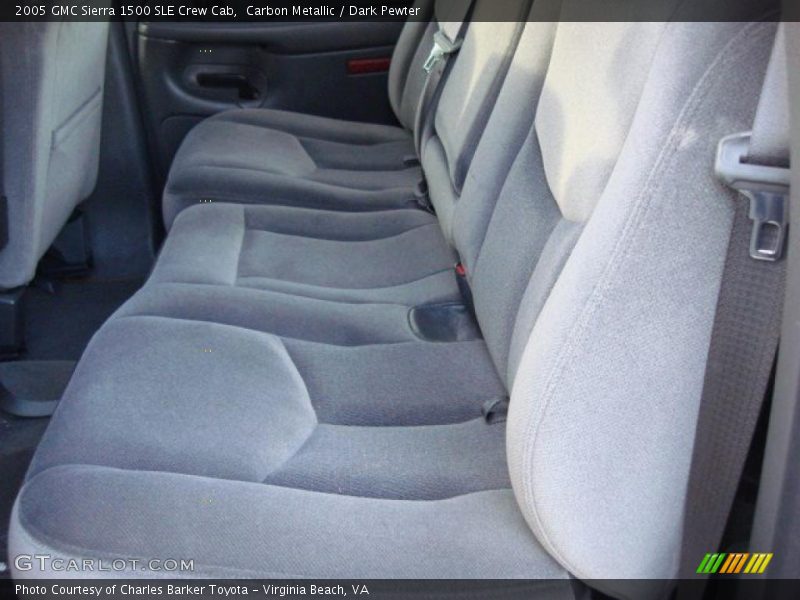 Carbon Metallic / Dark Pewter 2005 GMC Sierra 1500 SLE Crew Cab