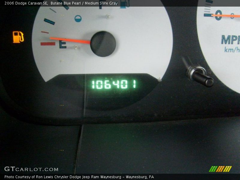 Butane Blue Pearl / Medium Slate Gray 2006 Dodge Caravan SE