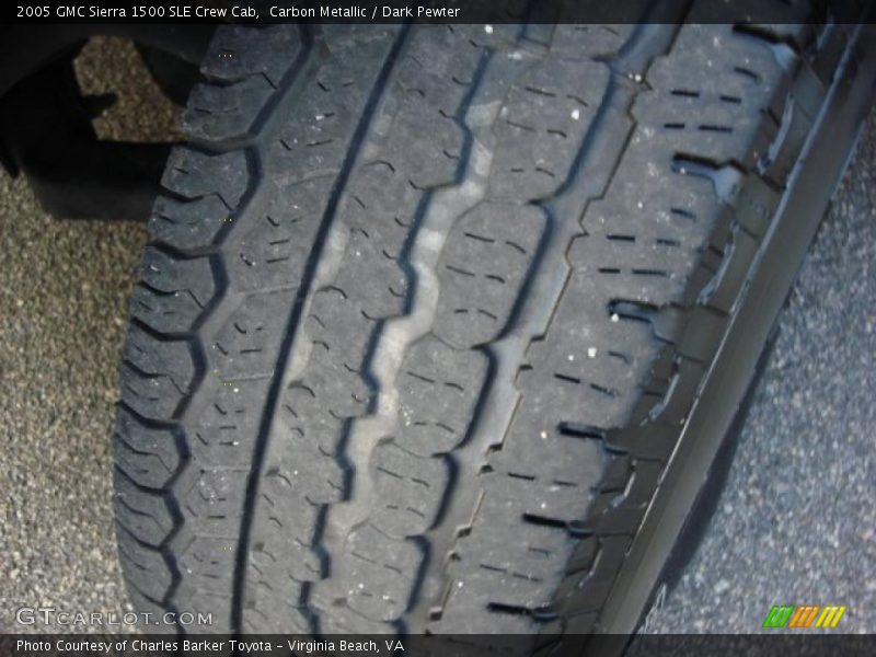 Carbon Metallic / Dark Pewter 2005 GMC Sierra 1500 SLE Crew Cab