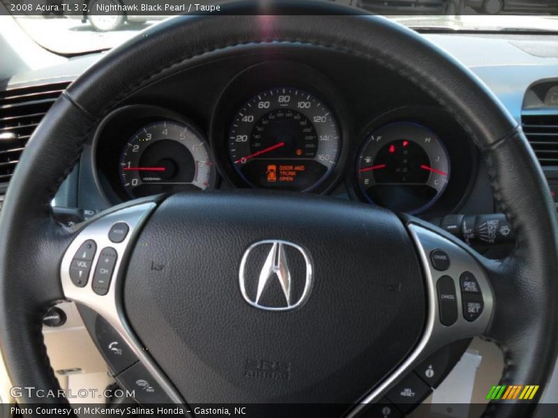 Nighthawk Black Pearl / Taupe 2008 Acura TL 3.2