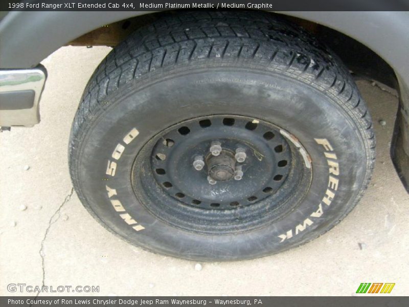 Medium Platinum Metallic / Medium Graphite 1998 Ford Ranger XLT Extended Cab 4x4