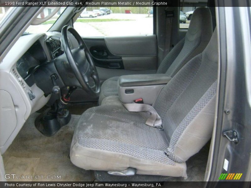 Medium Platinum Metallic / Medium Graphite 1998 Ford Ranger XLT Extended Cab 4x4