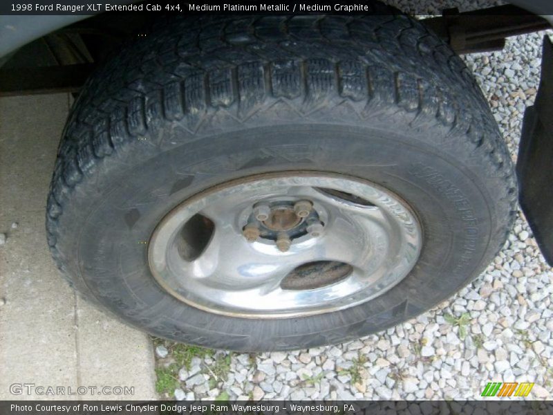 Medium Platinum Metallic / Medium Graphite 1998 Ford Ranger XLT Extended Cab 4x4