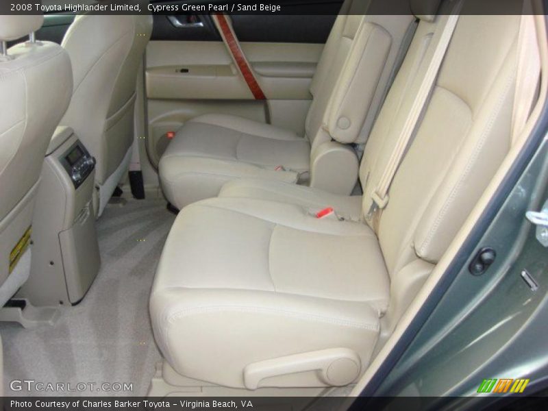 Cypress Green Pearl / Sand Beige 2008 Toyota Highlander Limited