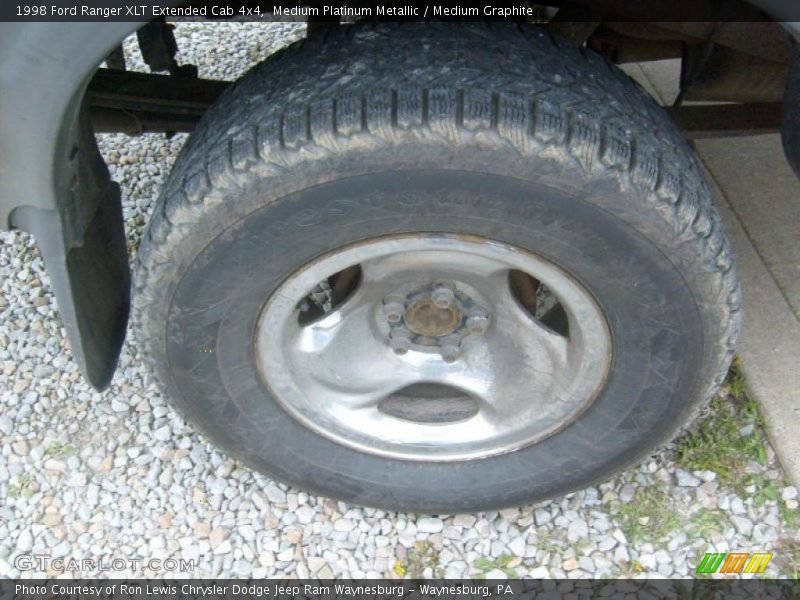 Medium Platinum Metallic / Medium Graphite 1998 Ford Ranger XLT Extended Cab 4x4
