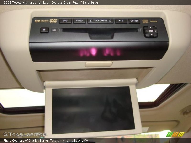Cypress Green Pearl / Sand Beige 2008 Toyota Highlander Limited