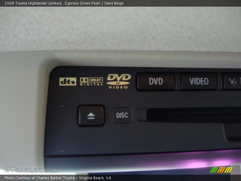 Cypress Green Pearl / Sand Beige 2008 Toyota Highlander Limited