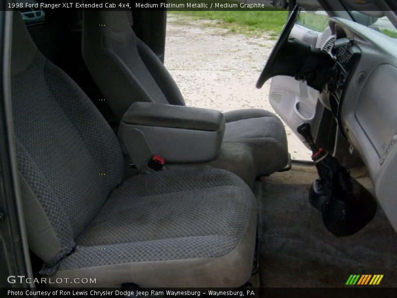 Medium Platinum Metallic / Medium Graphite 1998 Ford Ranger XLT Extended Cab 4x4
