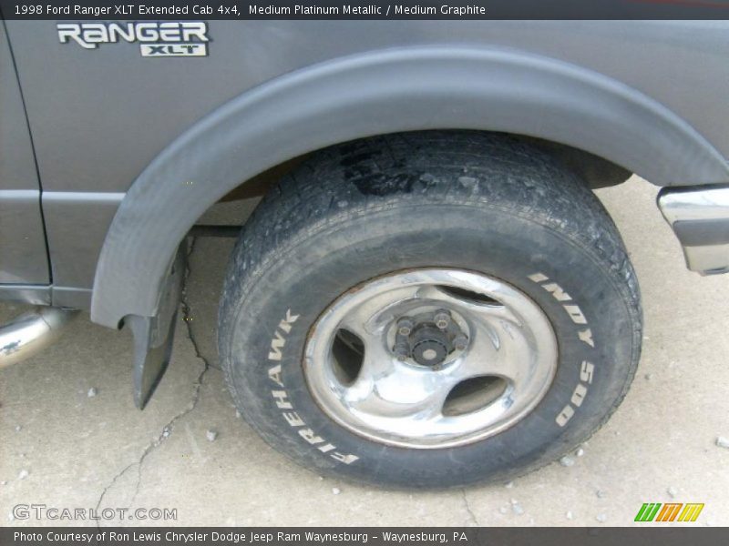 Medium Platinum Metallic / Medium Graphite 1998 Ford Ranger XLT Extended Cab 4x4