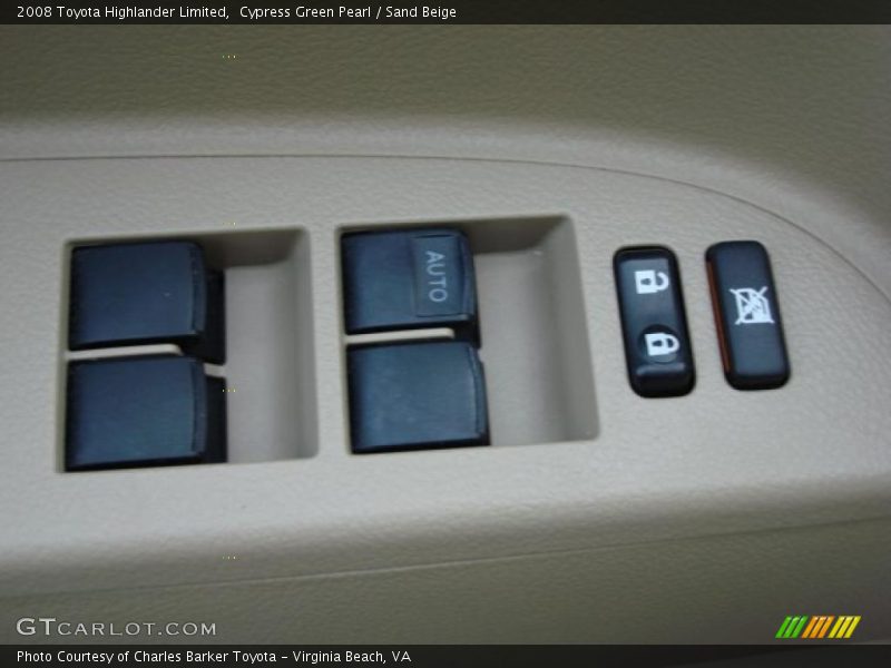 Cypress Green Pearl / Sand Beige 2008 Toyota Highlander Limited