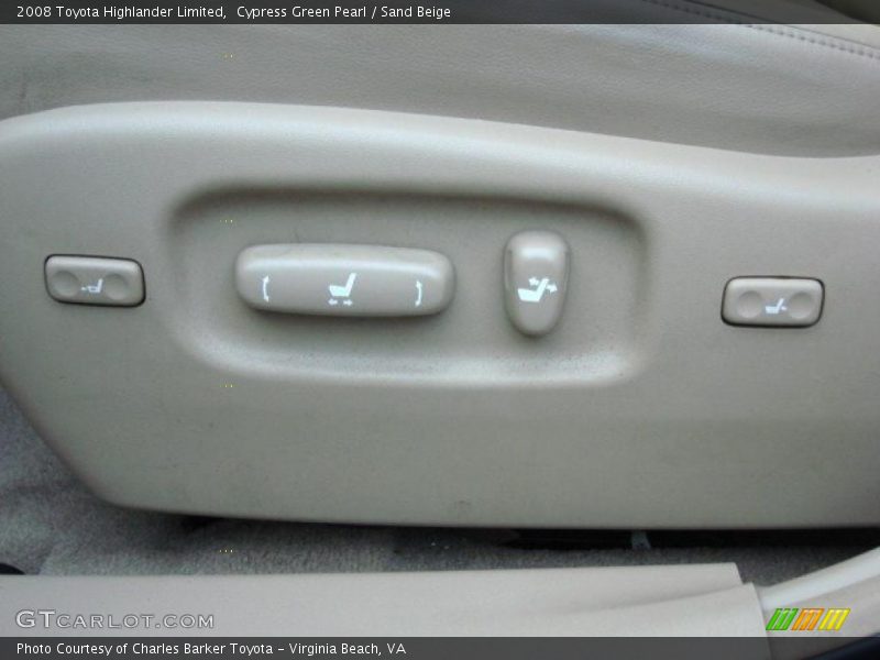 Cypress Green Pearl / Sand Beige 2008 Toyota Highlander Limited