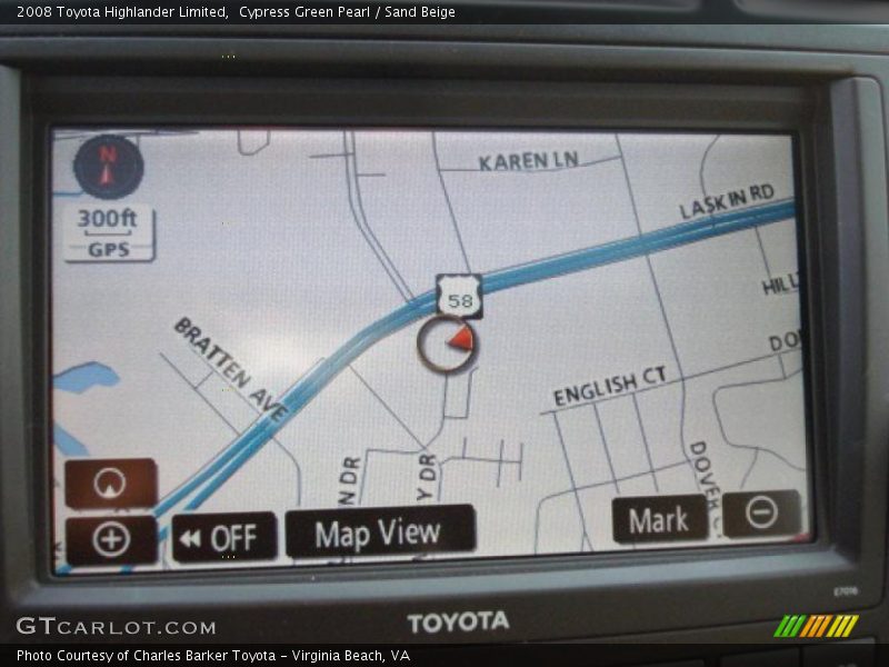 Cypress Green Pearl / Sand Beige 2008 Toyota Highlander Limited