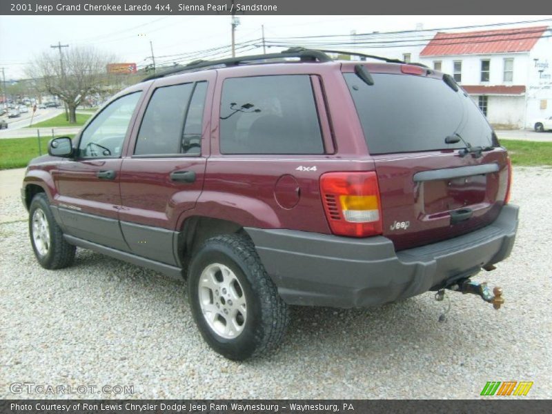 Sienna Pearl / Sandstone 2001 Jeep Grand Cherokee Laredo 4x4