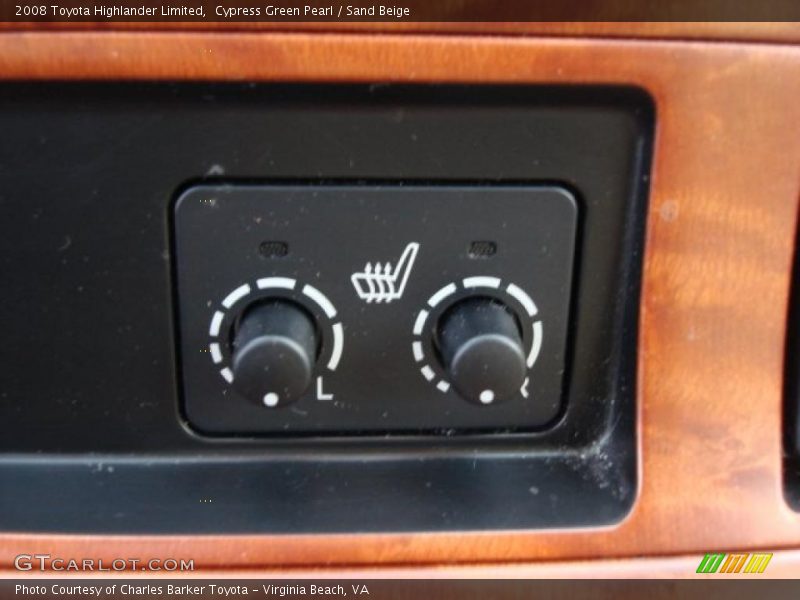 Cypress Green Pearl / Sand Beige 2008 Toyota Highlander Limited