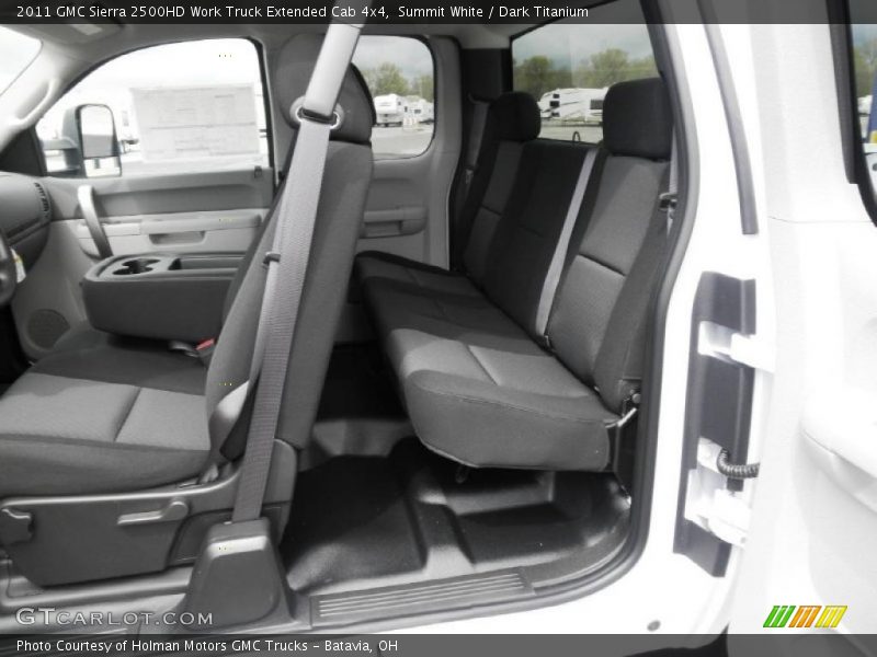 Summit White / Dark Titanium 2011 GMC Sierra 2500HD Work Truck Extended Cab 4x4