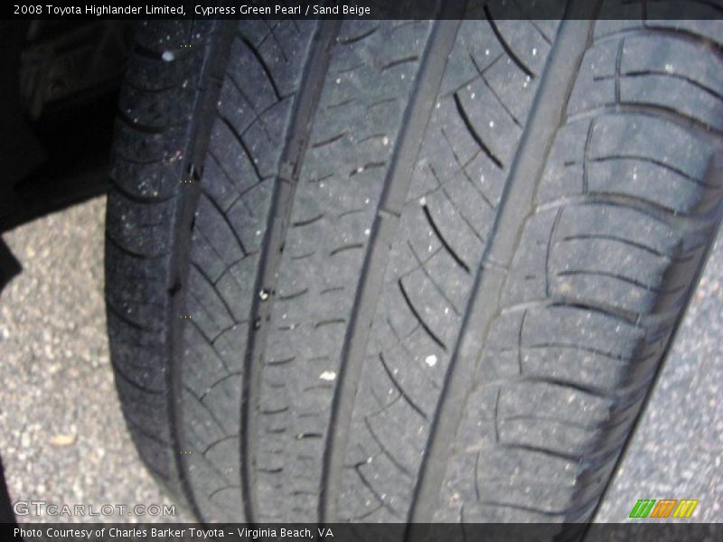 Cypress Green Pearl / Sand Beige 2008 Toyota Highlander Limited