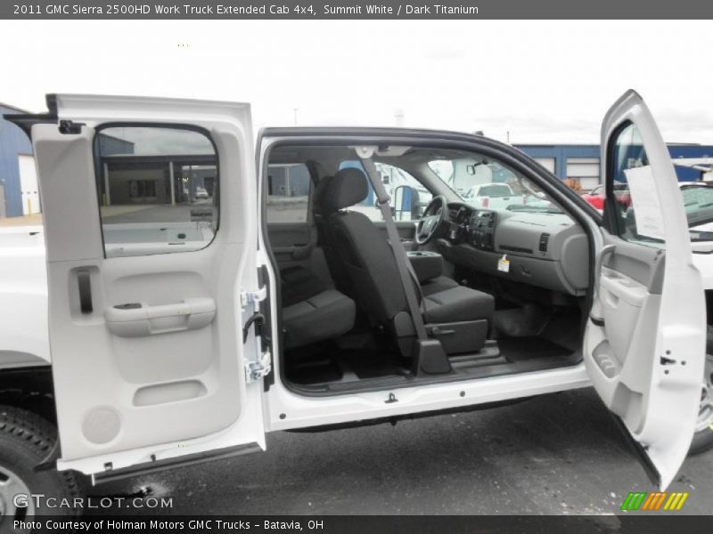 Summit White / Dark Titanium 2011 GMC Sierra 2500HD Work Truck Extended Cab 4x4