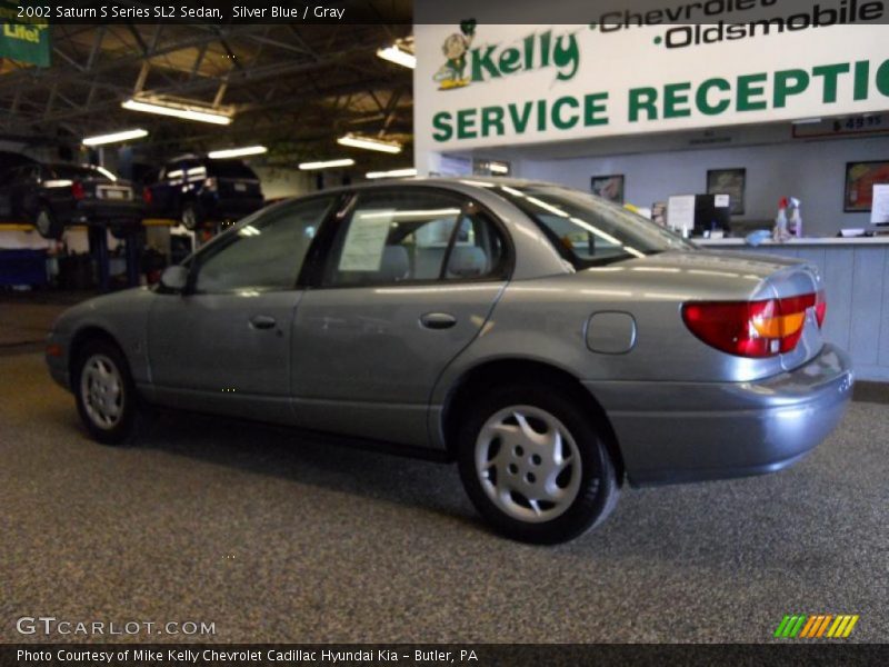 Silver Blue / Gray 2002 Saturn S Series SL2 Sedan