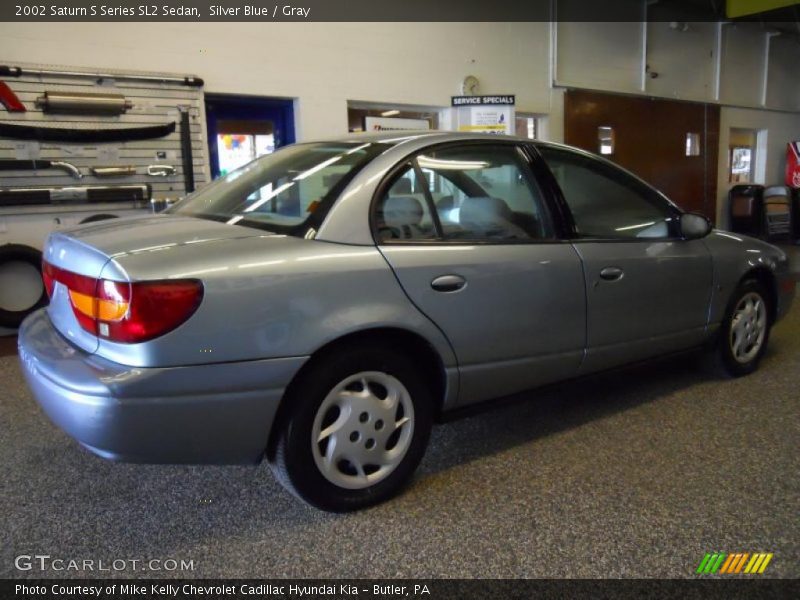 Silver Blue / Gray 2002 Saturn S Series SL2 Sedan