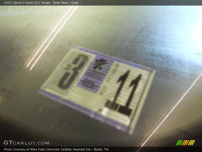 Silver Blue / Gray 2002 Saturn S Series SL2 Sedan