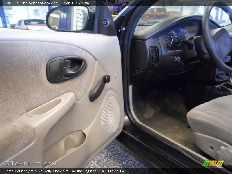 Silver Blue / Gray 2002 Saturn S Series SL2 Sedan