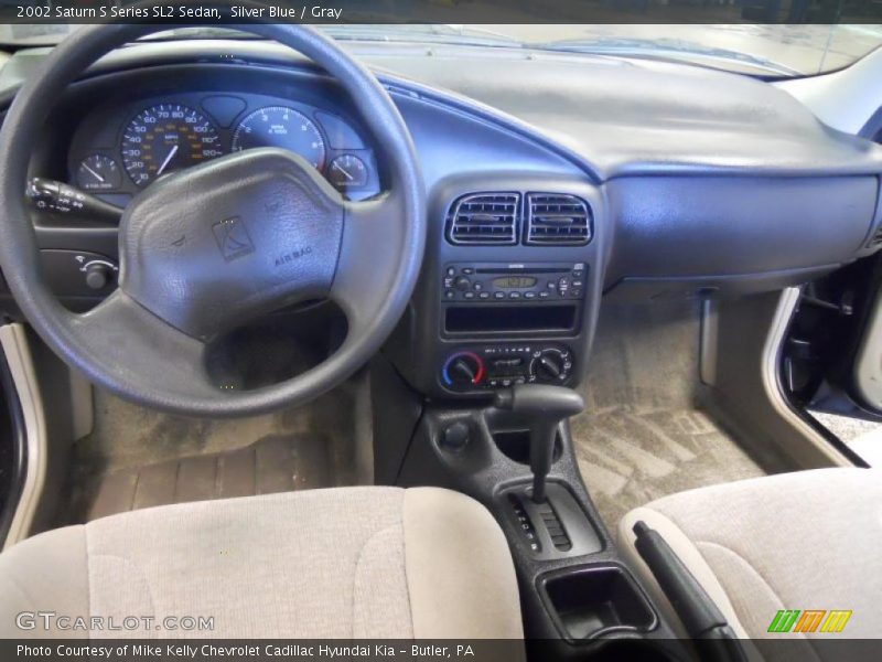 Silver Blue / Gray 2002 Saturn S Series SL2 Sedan