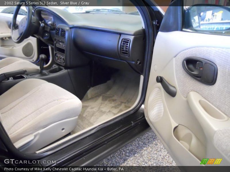 Silver Blue / Gray 2002 Saturn S Series SL2 Sedan