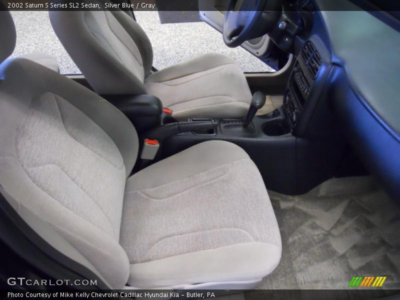 Silver Blue / Gray 2002 Saturn S Series SL2 Sedan