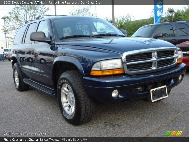 Patriot Blue Pearlcoat / Dark Slate Gray 2003 Dodge Durango SLT 4x4