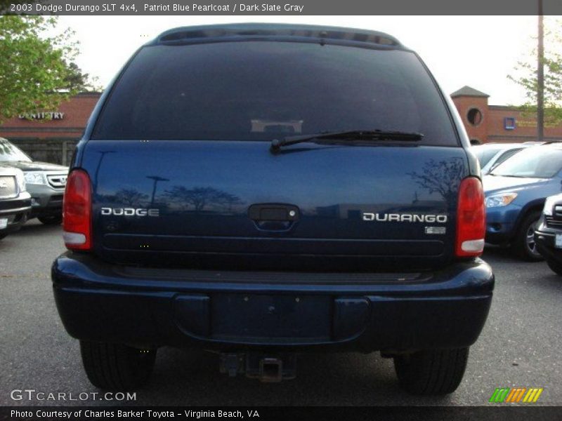 Patriot Blue Pearlcoat / Dark Slate Gray 2003 Dodge Durango SLT 4x4