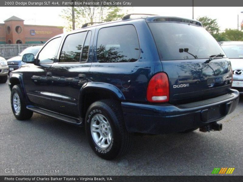 Patriot Blue Pearlcoat / Dark Slate Gray 2003 Dodge Durango SLT 4x4