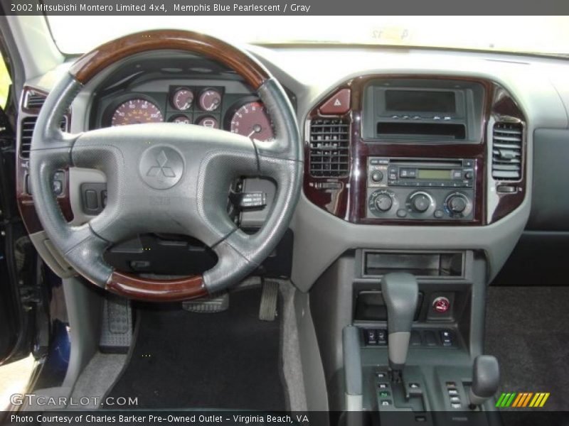 Dashboard of 2002 Montero Limited 4x4