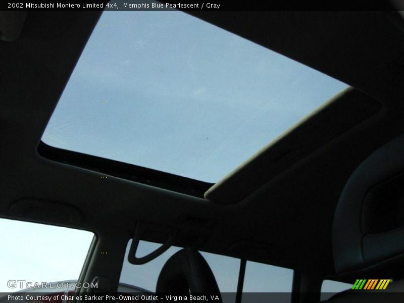 Memphis Blue Pearlescent / Gray 2002 Mitsubishi Montero Limited 4x4