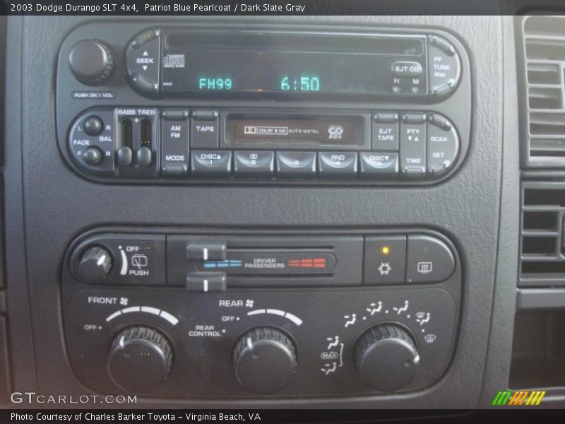 Patriot Blue Pearlcoat / Dark Slate Gray 2003 Dodge Durango SLT 4x4