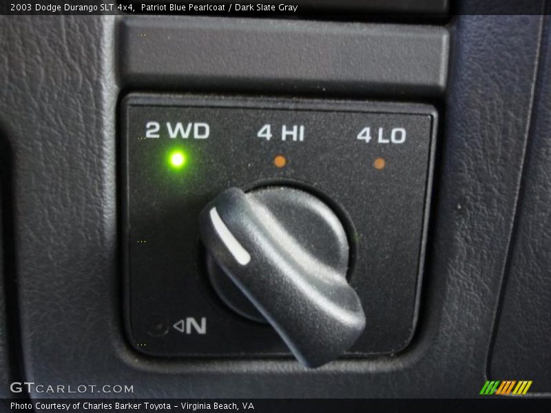 Patriot Blue Pearlcoat / Dark Slate Gray 2003 Dodge Durango SLT 4x4