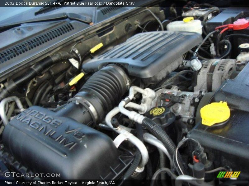 Patriot Blue Pearlcoat / Dark Slate Gray 2003 Dodge Durango SLT 4x4