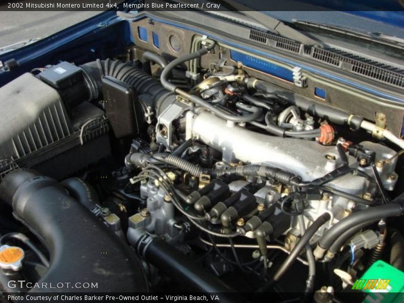  2002 Montero Limited 4x4 Engine - 3.5 Liter SOHC 24-Valve V6