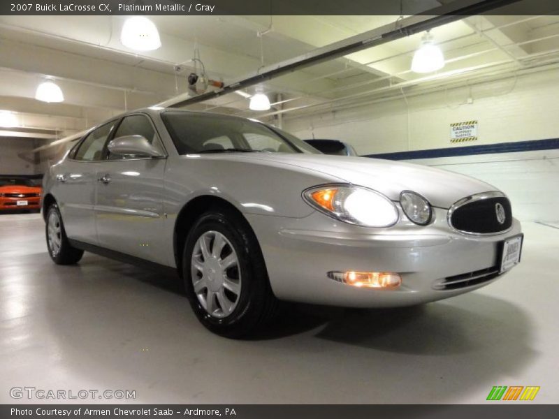 Platinum Metallic / Gray 2007 Buick LaCrosse CX