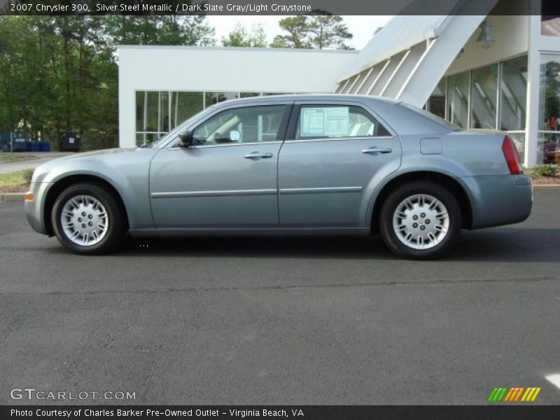 Silver Steel Metallic / Dark Slate Gray/Light Graystone 2007 Chrysler 300