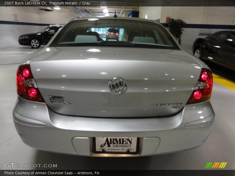 Platinum Metallic / Gray 2007 Buick LaCrosse CX