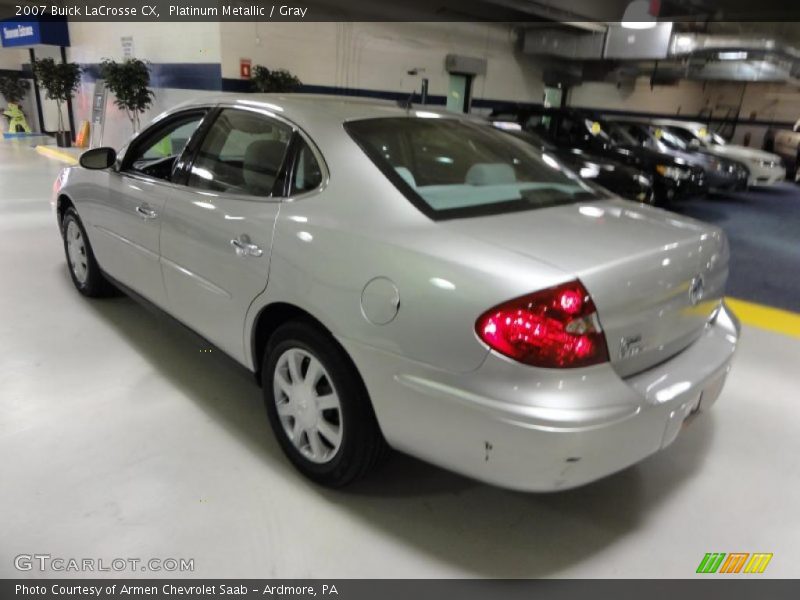 Platinum Metallic / Gray 2007 Buick LaCrosse CX