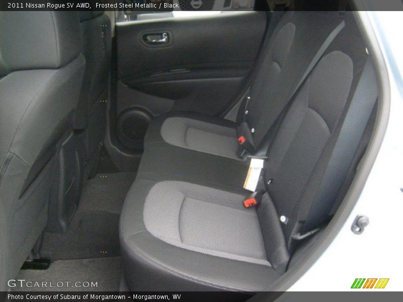 Frosted Steel Metallic / Black 2011 Nissan Rogue SV AWD