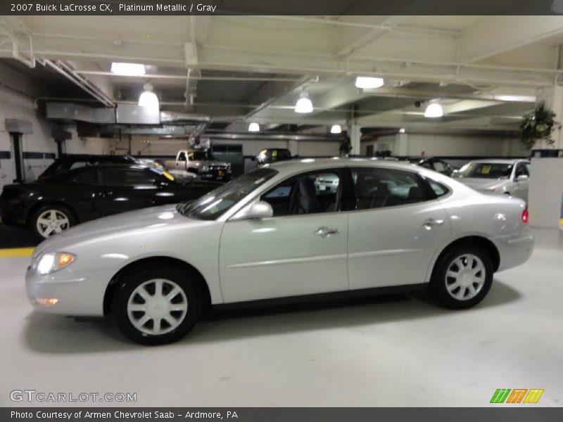 Platinum Metallic / Gray 2007 Buick LaCrosse CX
