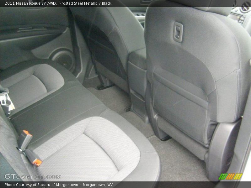 Frosted Steel Metallic / Black 2011 Nissan Rogue SV AWD