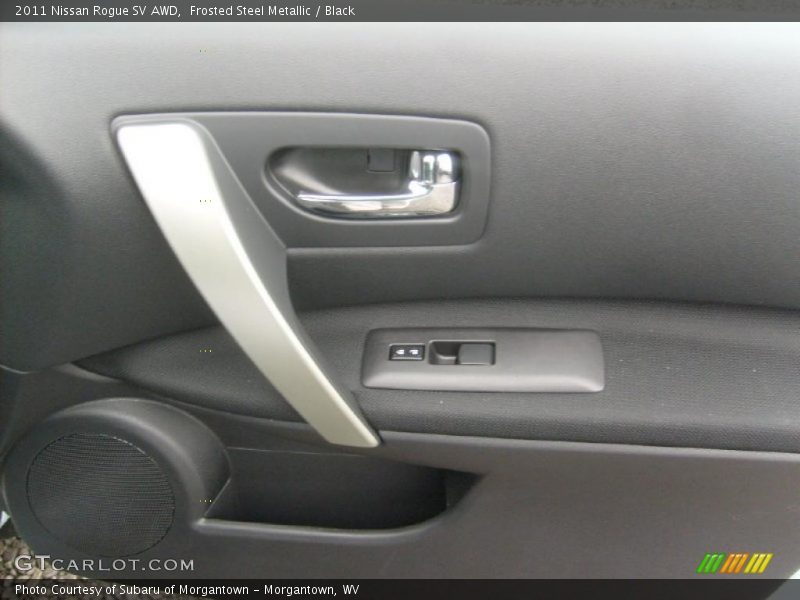 Frosted Steel Metallic / Black 2011 Nissan Rogue SV AWD