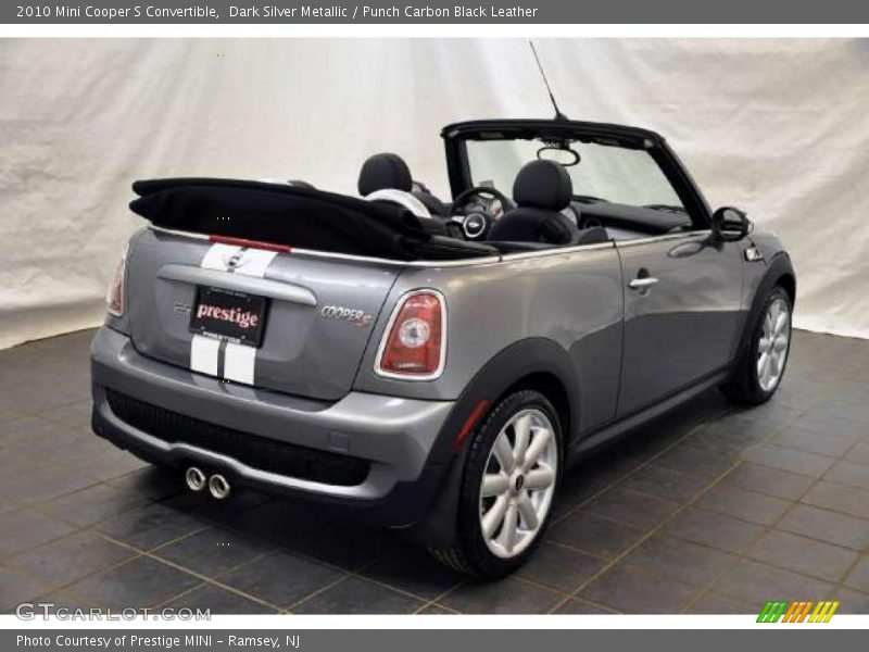 Dark Silver Metallic / Punch Carbon Black Leather 2010 Mini Cooper S Convertible