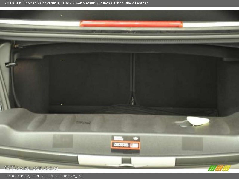 Dark Silver Metallic / Punch Carbon Black Leather 2010 Mini Cooper S Convertible